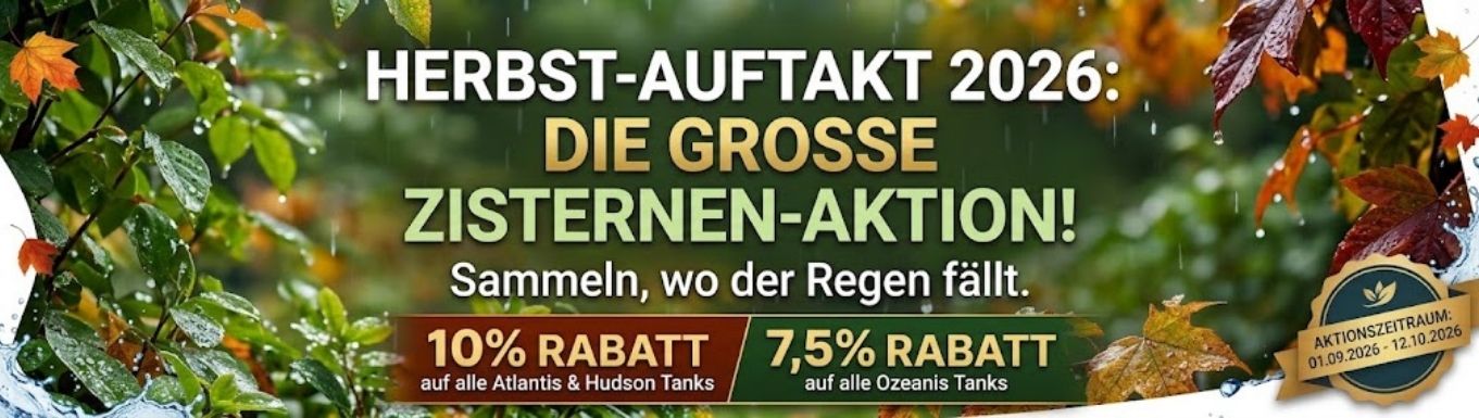 Herbst, Aktionsbanner, Sammeln, Regentropfen, Tanks Rabatt