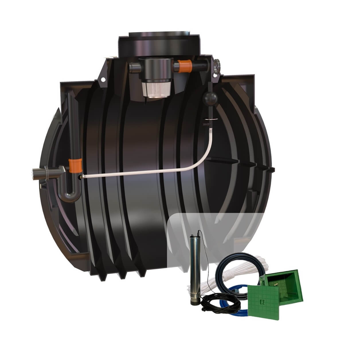 Retentionszisterne 5300L Atlantis RV2000L mit Zisternenpumpe