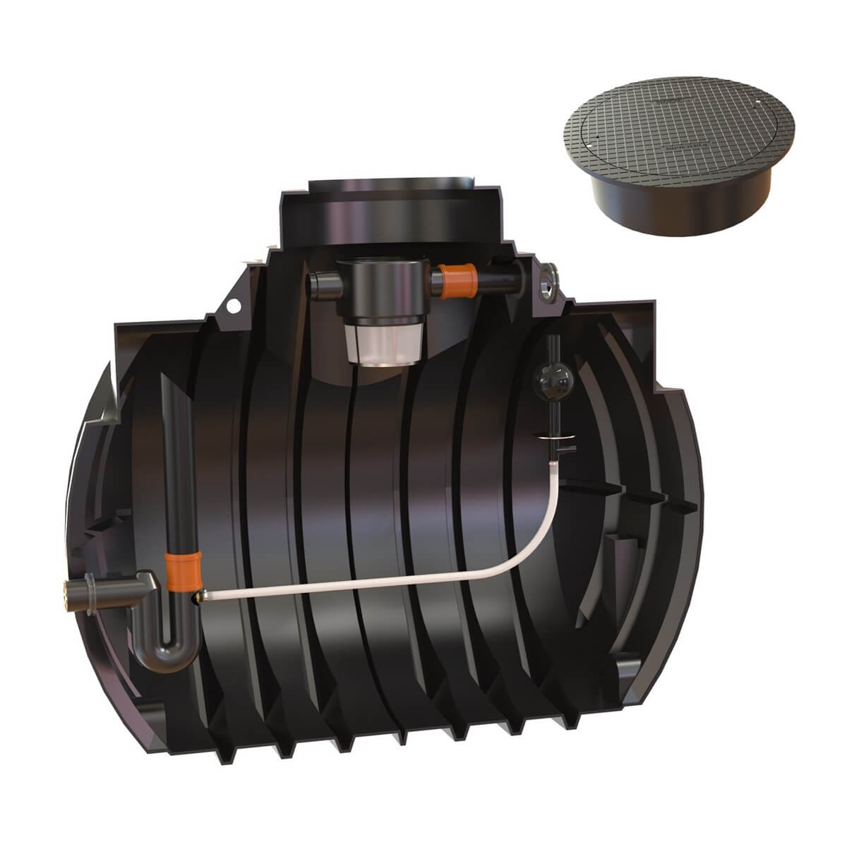 Retentionszisterne 4000L Atlantis mit Abdeckung