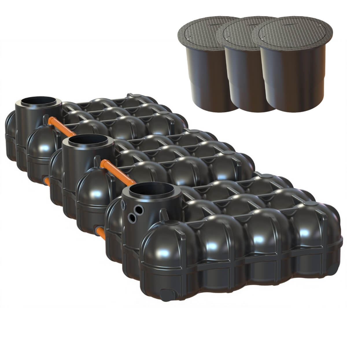 Flachtank 15000L Trio Hudson mit PKW-Dom