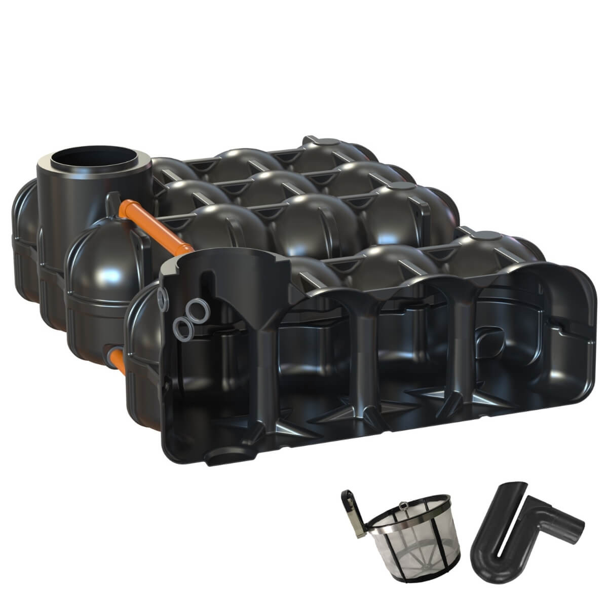 Flachtank 10000L Hudson Gartenanlage mit PS