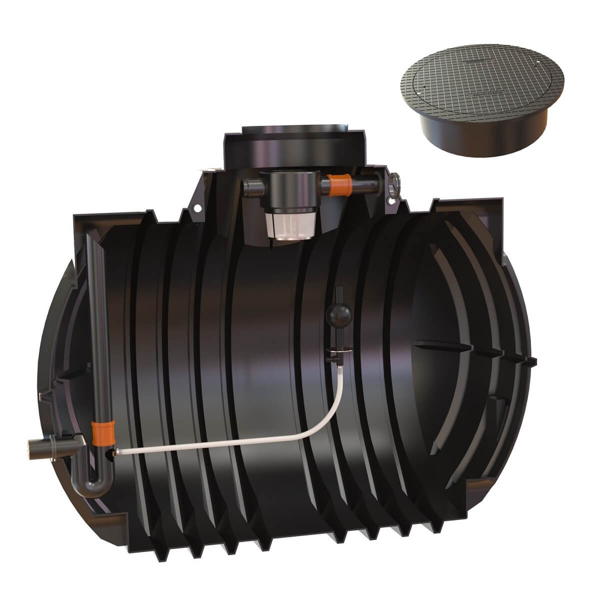 Retentionszisterne 7000L Atlantis RV 4550L mit Abdeckung