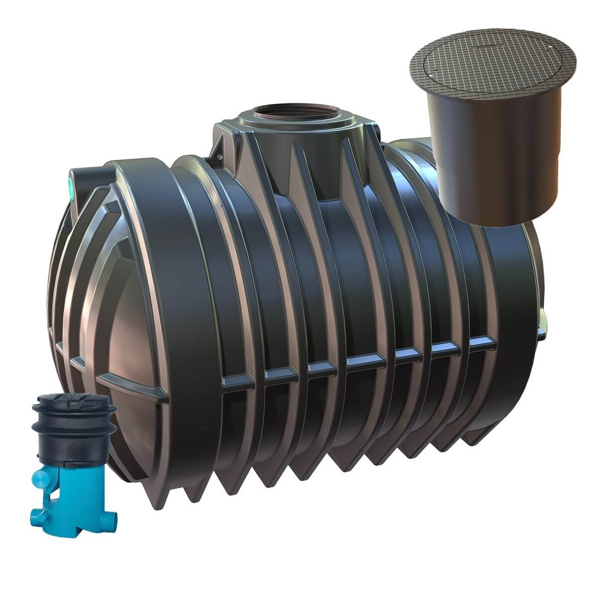 Zisterne 12500L Hausanlage VF1 Big Atlantis mit PKW-Abdeckung