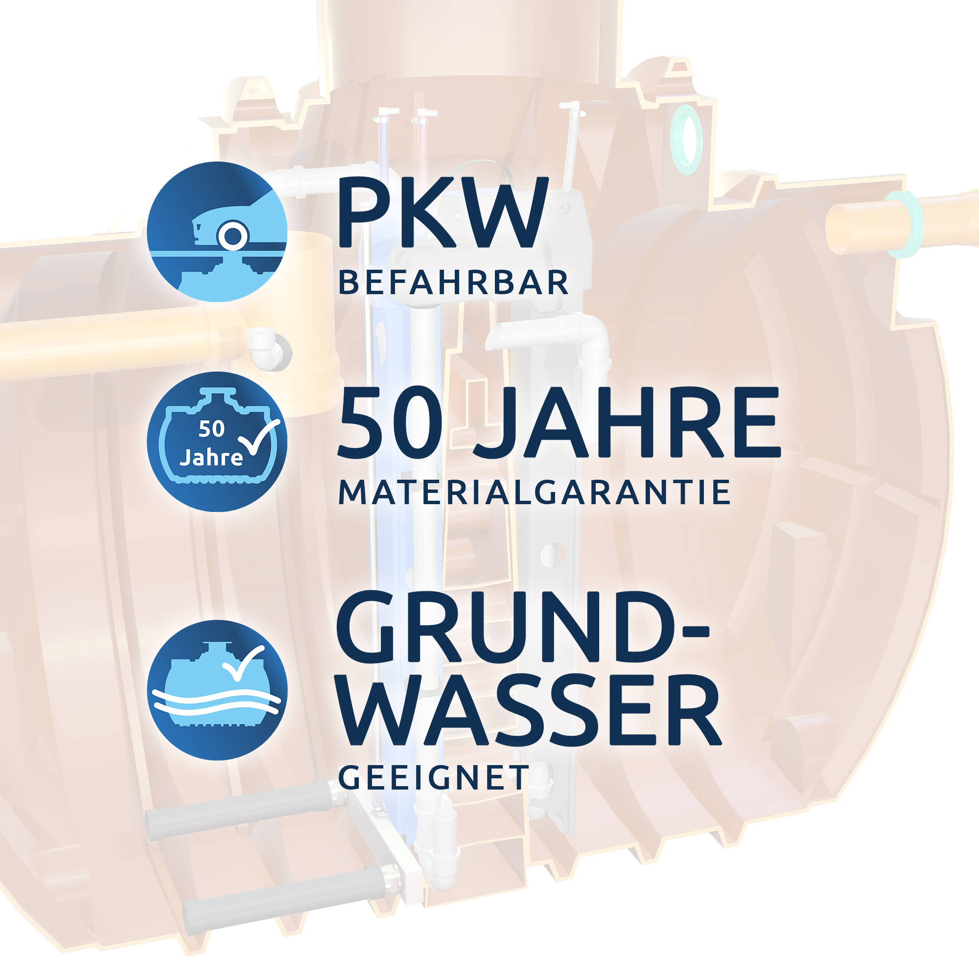 vollbiologische Kleinkläranlage 4 EW