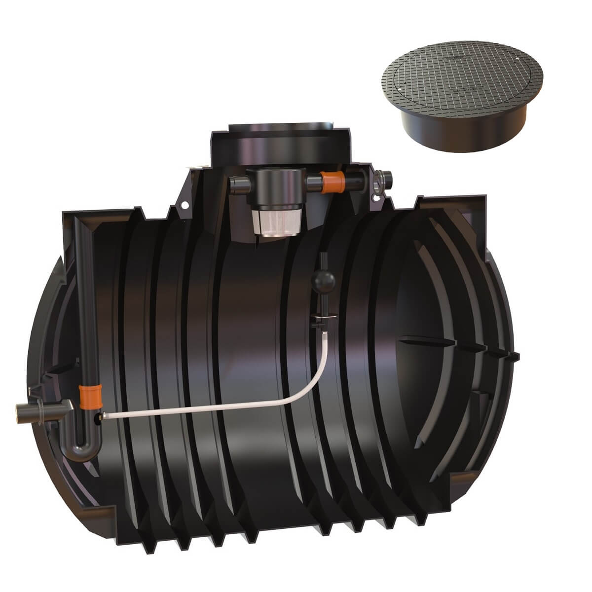 Retentionszisterne 7000L Atlantis RV 3800L mit Abdeckung