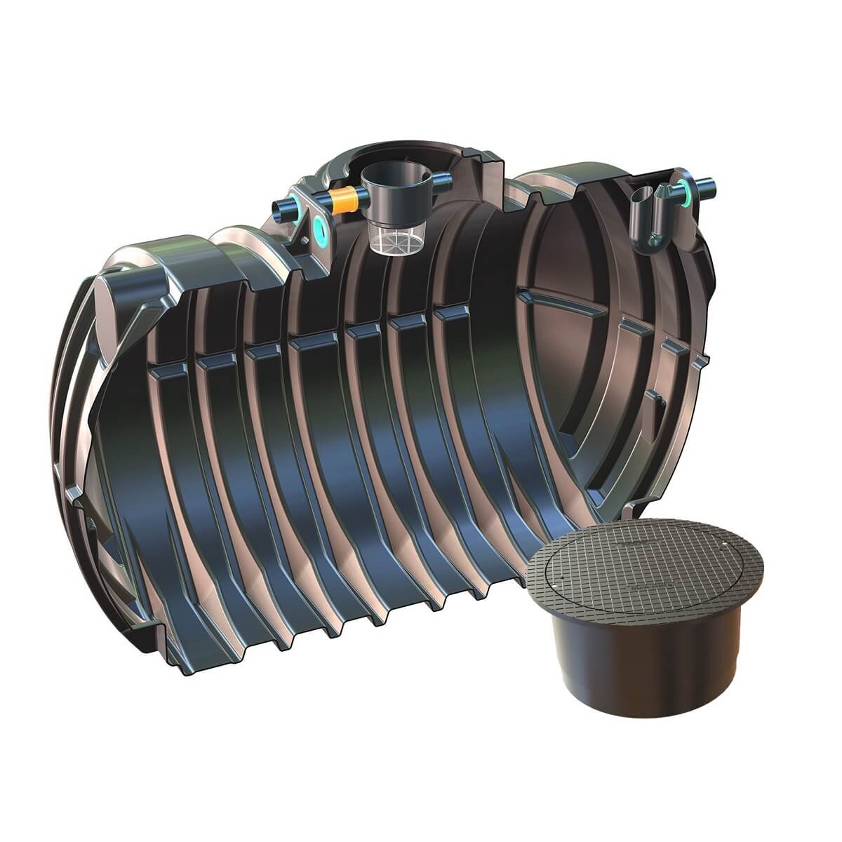 Gartenzisterne 12500L Big Atlantis mit Segment-Abdeckung