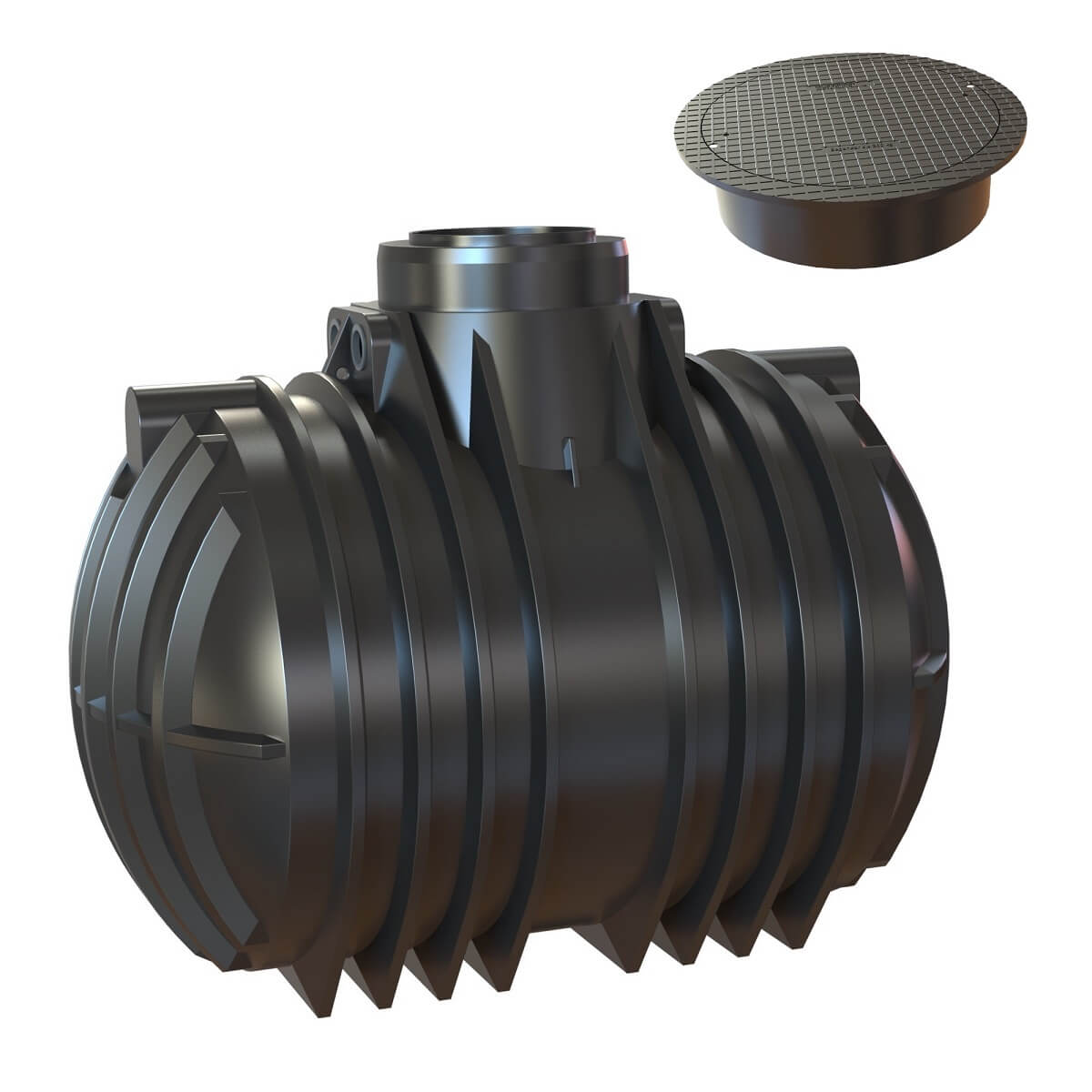 Zisterne 7000 Liter Premium Atlantis mit Abdeckung