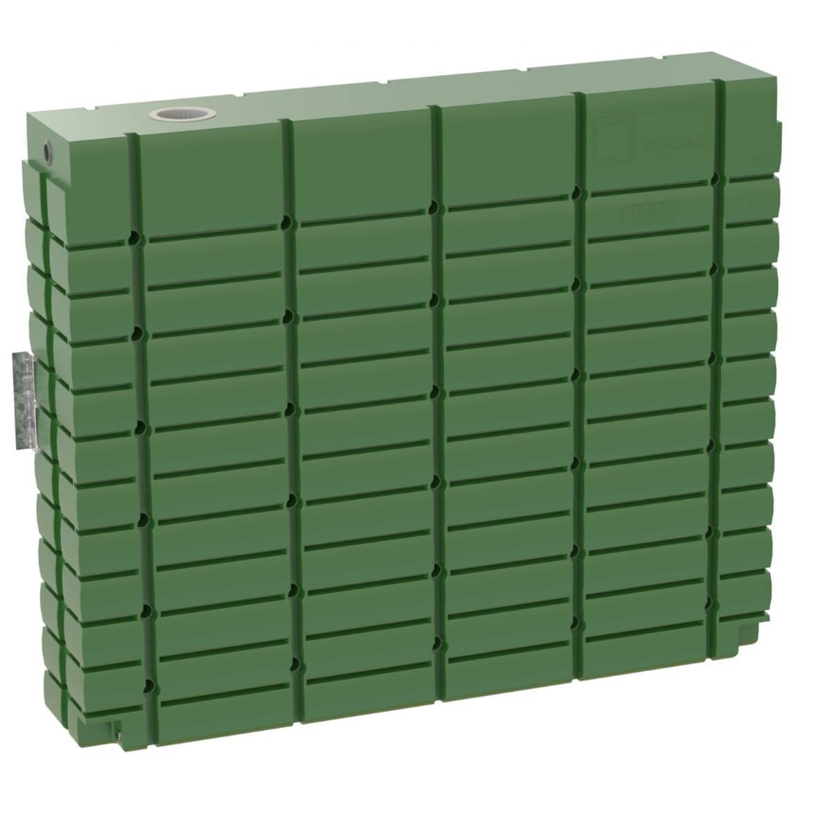 Regenwassertank ThinTanks 2000 Liter Wandtank blattgr?n