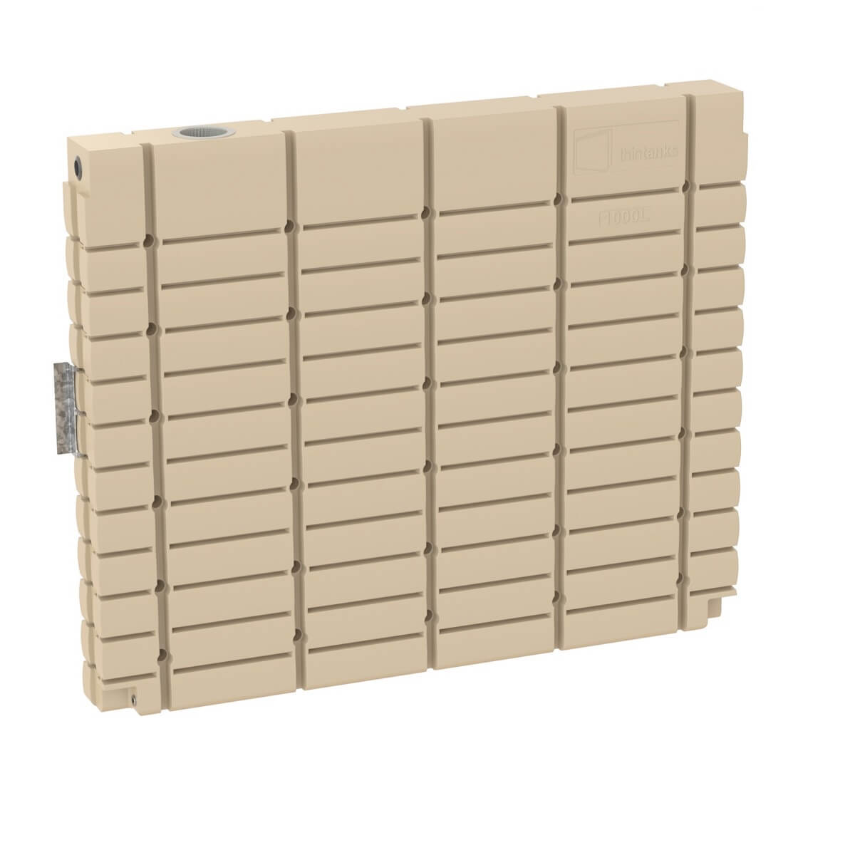 Regenwassertank ThinTanks 1000 Liter Wandtank beige-sand