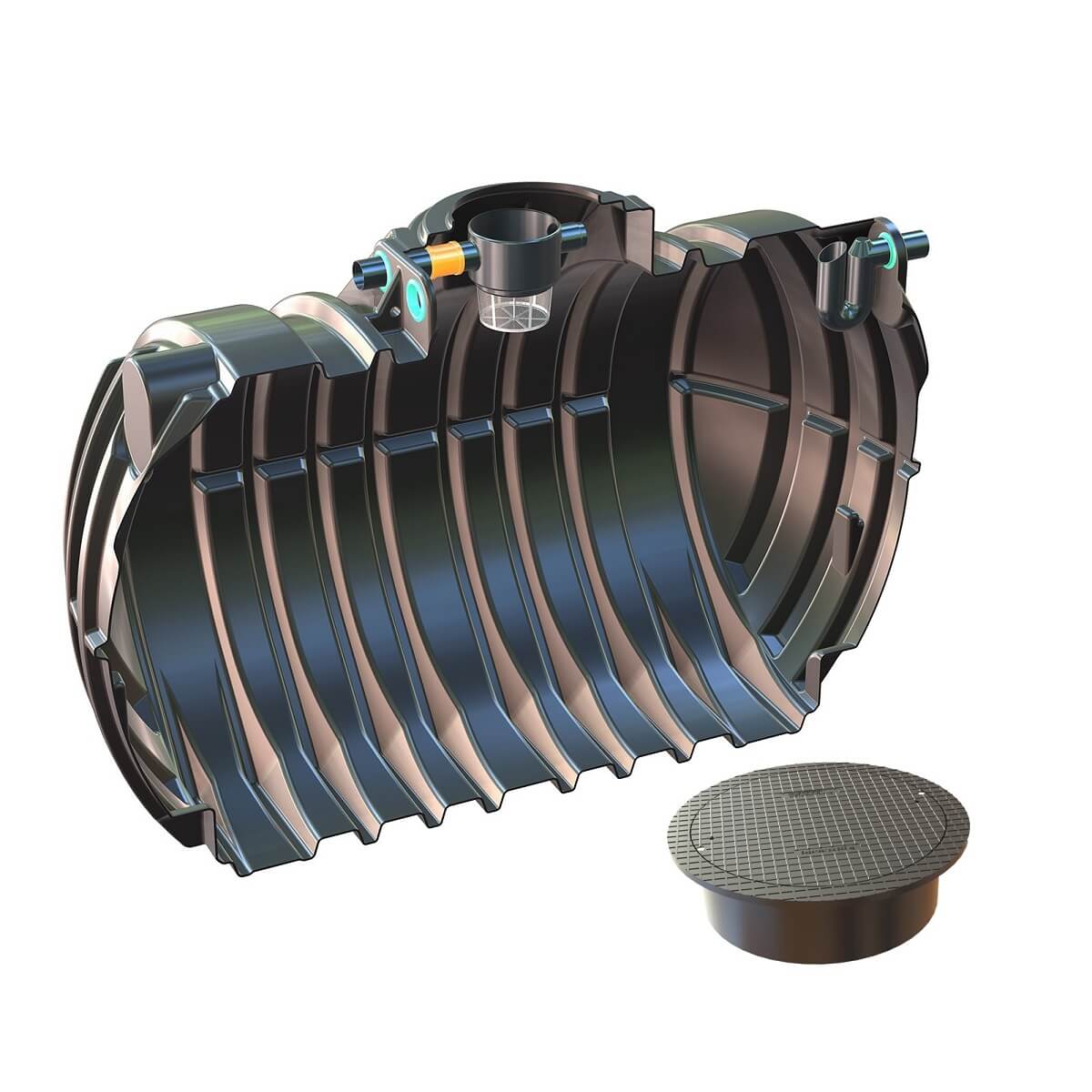 Gartenzisterne 12500L Big Atlantis mit Abdeckung