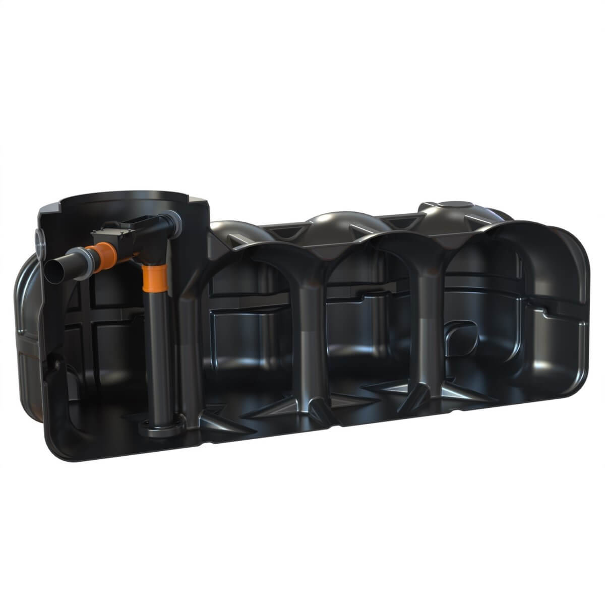 Flachtank 5000L Hauszisterne Hudson WSP