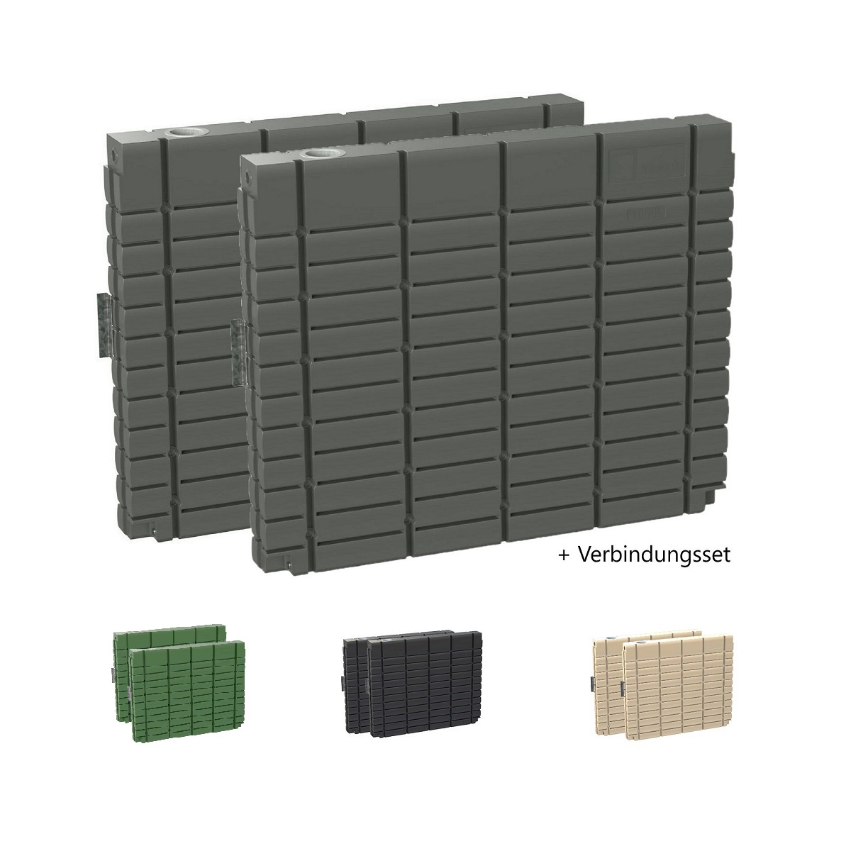 Kunststoffwand, Verbindungset, Schalung, Plattenkasten, Modulplatten