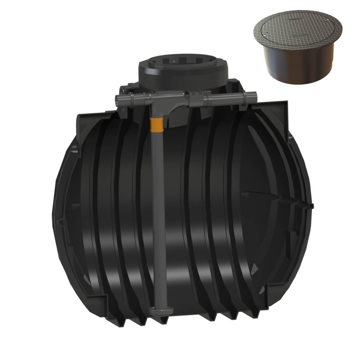 Hauszisterne 5300 L Premium Atlantis WSP mit PKW-Abdeckung