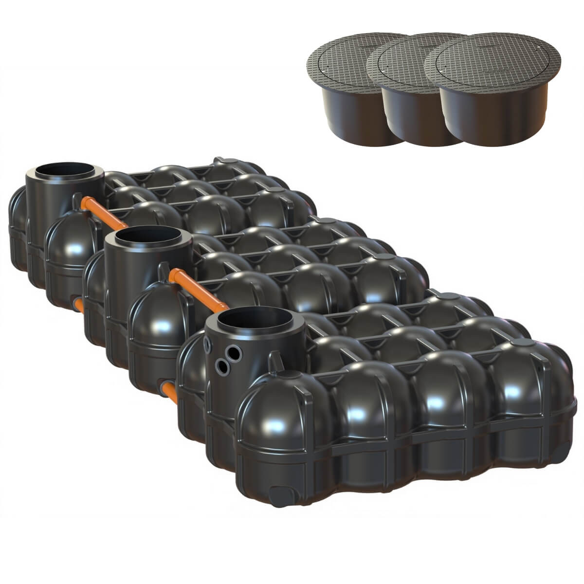 Flachtank 15000L Trio Hudson mit PKW-Abdeckung