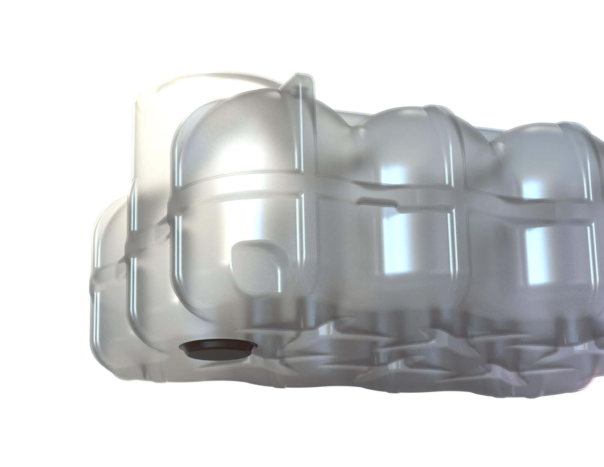 Flachtank 5000 Liter mit Pumpensumpf für Zisternenpumpe