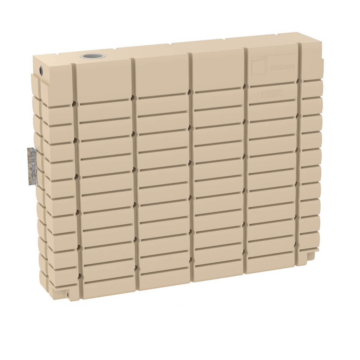 Regenwassertank ThinTanks 2000 Liter Wandtank beige-sand