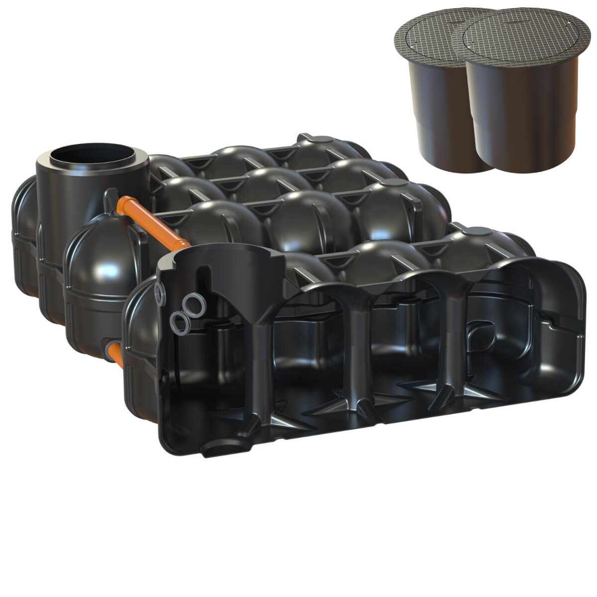 Flachtank 10000 Liter Hudson PS mit PKW-Dom