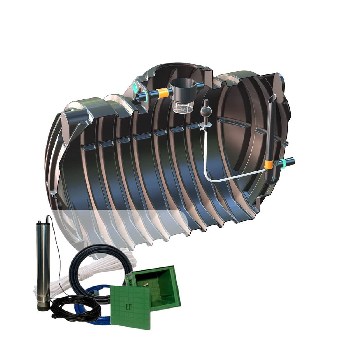 Retentionszisterne 12500L Retention 8000L Big Atlantis mit Zisternenpumpe