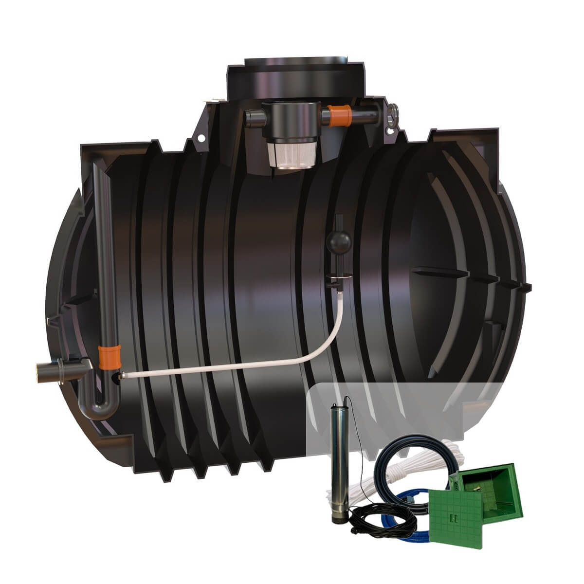 Retentionszisterne 7000L Atlantis RV 4550L mit Zisternenpumpe