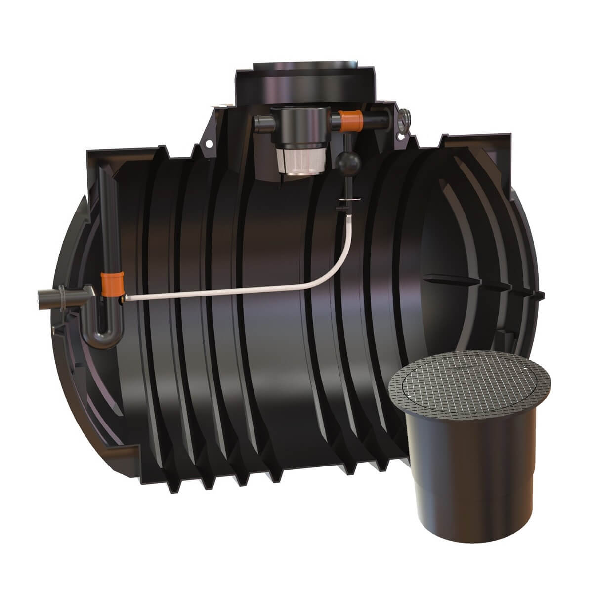 Retentionszisterne 7000L Atlantis RV 2450L mit PKW-LKW Abdeckung