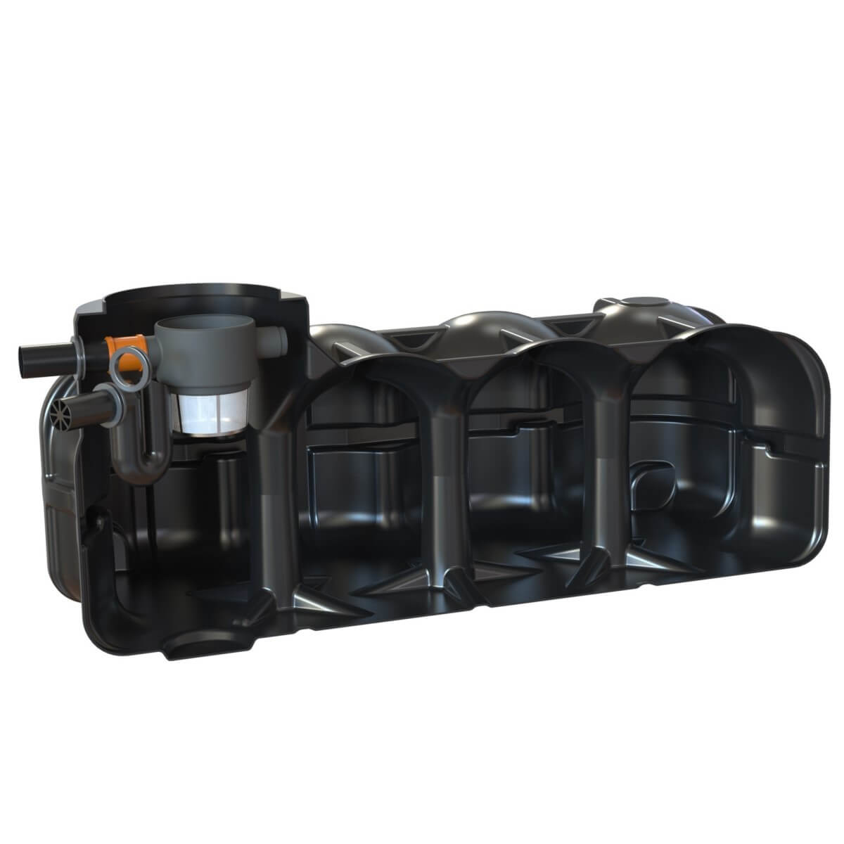 Flachtank 5000 Liter Garten-Zisterne Hudson Pumpensumpf