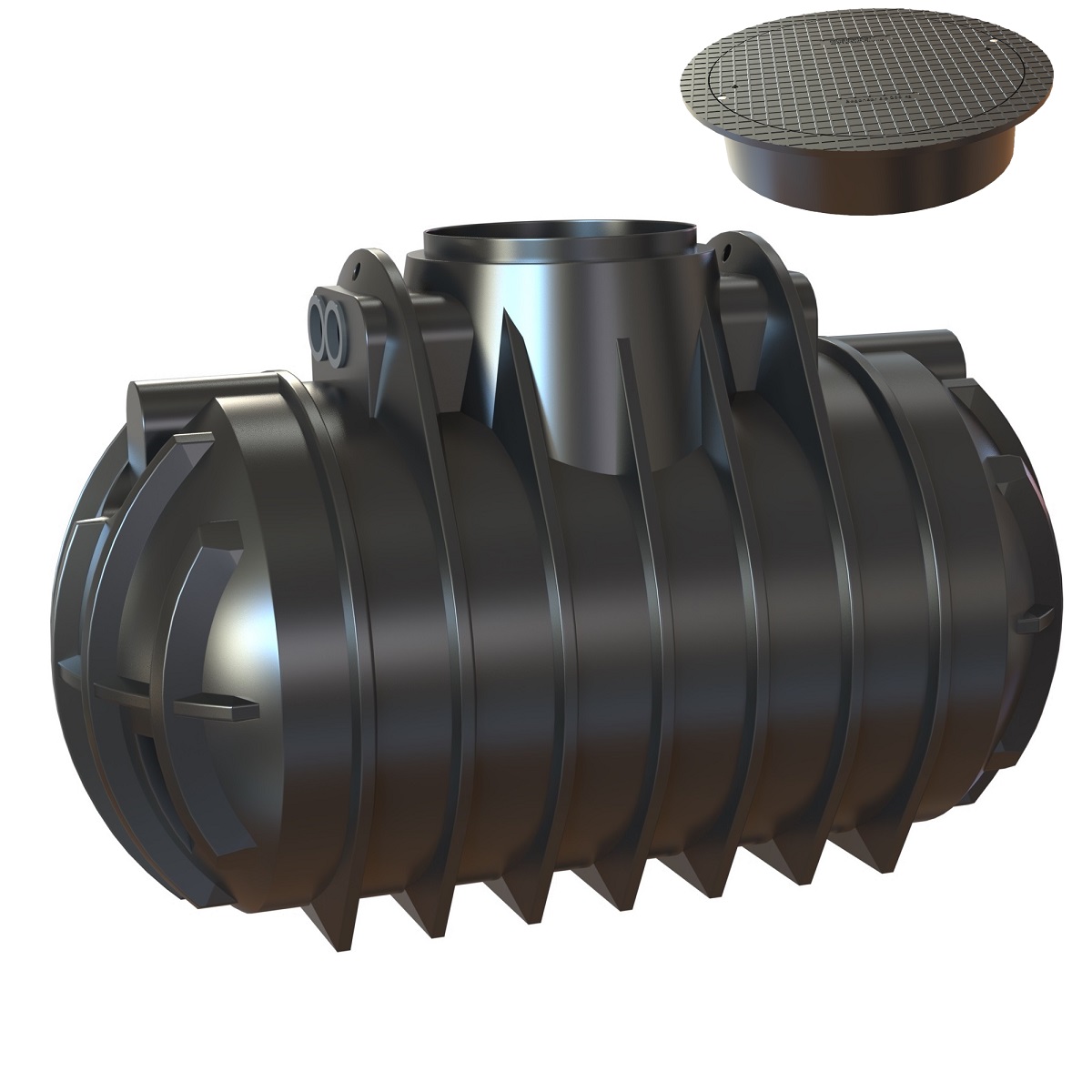 Zisterne 2200L Atlantis mit Abdeckung