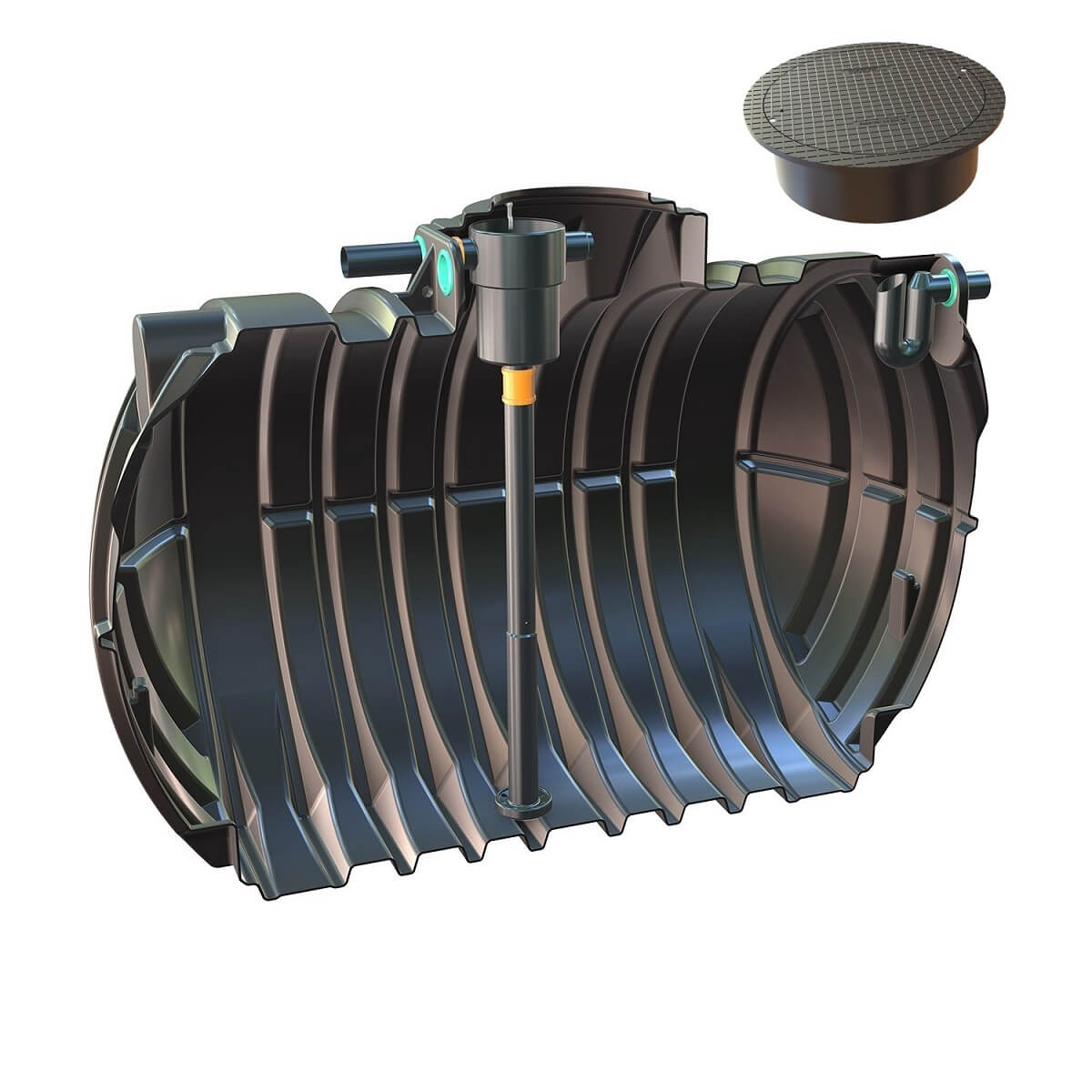 Zisterne 12500L Hausanlage KF Big Atlantis mit Abdeckung