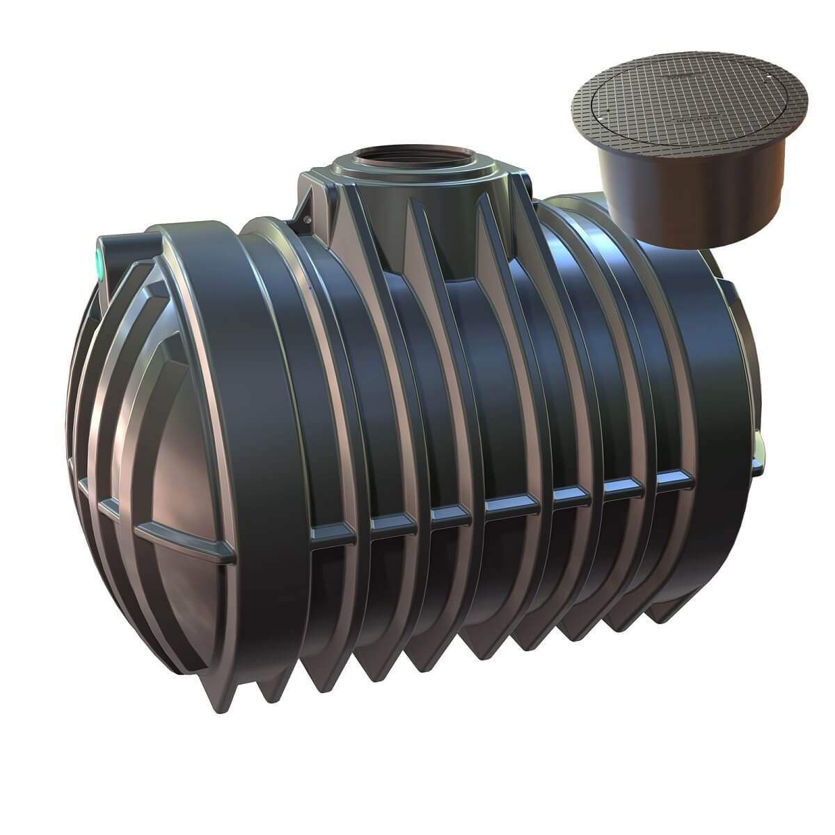 Zisterne 12500L Big Atlantis mit Segment-Abdeckung