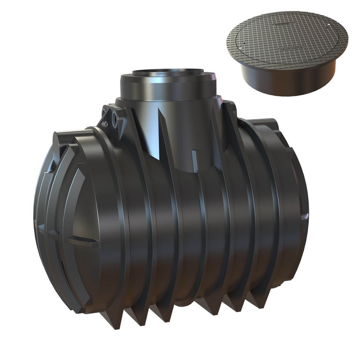 Zisterne 4000L Premium Atlantis mit Abdeckung