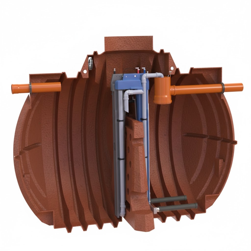 vollbiologische Kleinkläranlage 8 EW