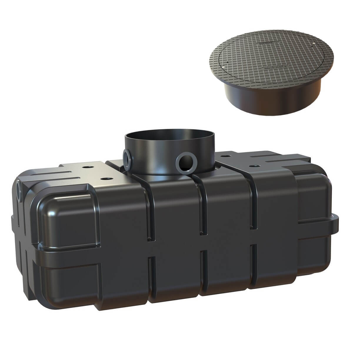 Flachtank 1700L mit begehbarer Abdeckung